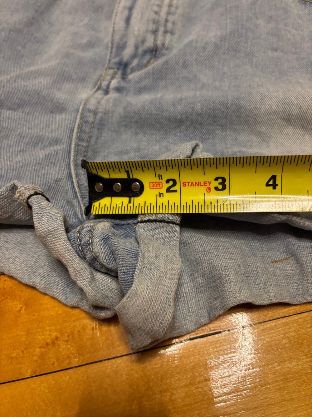 EUC High-Rise Mushroom & Sunflower Embroidered Jean Shorts | Women’s 12-14 XL - Picture 14 of 16